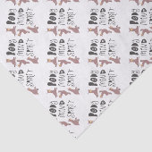 Yoga Llamas Tissuepapier (Detail)