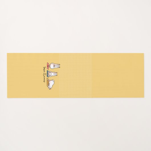 Yoga llamas yogamat (Achterkant (horizontaal))