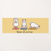 Yoga llamas yogamat (Voorkant (horizontaal))