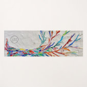 Yoga-Logo-boom van het leven Yogamat (Voorkant (horizontaal))