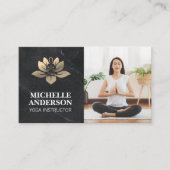 Yoga logo | damesmedelijden visitekaartje (Voorkant)