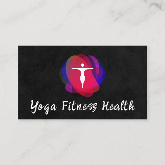 Yoga Logo | Modern Visitekaartje (Voorkant)