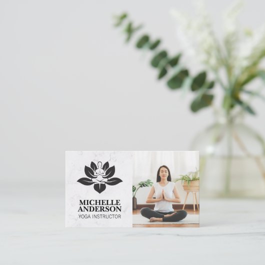 Yoga Logo | Vrouwen tijdens de verslaggeving | Mar Visitekaartje (Staand voorkant)