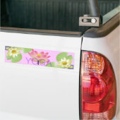 yoga lotus bumper sticker (Op Truck)