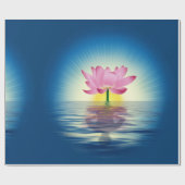 Yoga Lotus Cadeaupapier (Vlak)