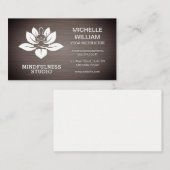 Yoga | Lotus Flower Logo Visitekaartje (Voorkant / Achterkant)