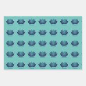 Yoga Lotus Flower Pattern Inpakpapier Vel (Voorkant)