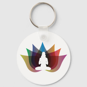 Yoga Lotus Flower Sleutelhanger