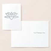 Yoga Lotus Hart Folie Kaarten (Display)