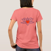 Yoga Lotus Heart T-shirt (Achterkant)