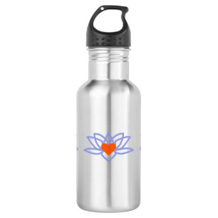 Yoga Lotus Heart Waterfles