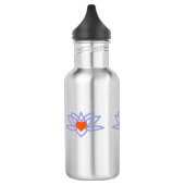Yoga Lotus Heart Waterfles (Links)