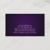 Yoga Lotus Line art - Zacht Roos Visitekaartje (Achterkant)