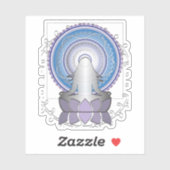 Yoga Lotus Mandala - Spirituele Sticker (Vel)
