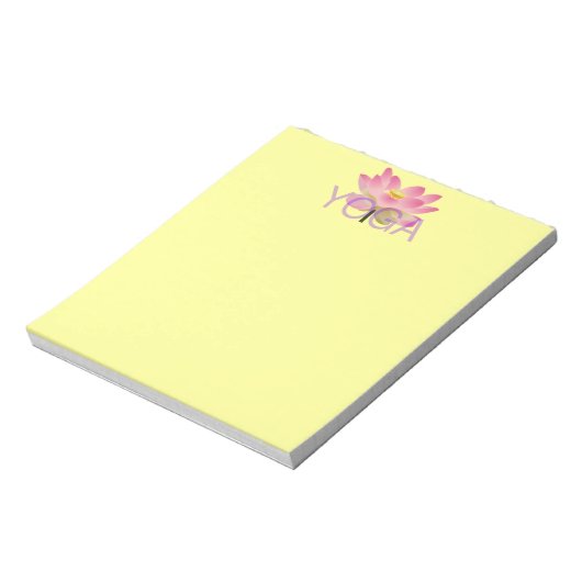 Yoga Lotus notitieblok (Linkerzijde)