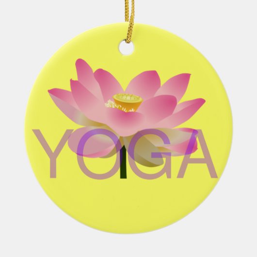 yoga lotus ornament (Voorkant)