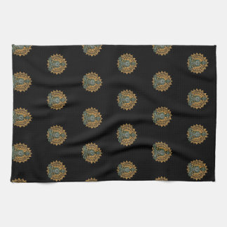 Yoga Lotus Pose Zen Graphic Theedoek