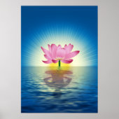 Yoga Lotus Poster (Voorkant)