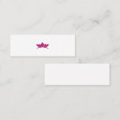 Yoga Lotus Power Meditation Symbol Gift Idee Contactkaartje (Voorkant / Achterkant)