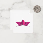 Yoga Lotus Power Meditation Symbol Gift Idee Notitiekaartje (Voorkant / Achterkant in situ)