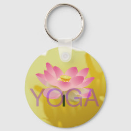 yoga lotus sleutelhanger