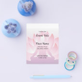 Yoga Lotus Small Event Flyer (Enkel)