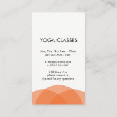 Yoga Lotus Visitekaartje (Achterkant)
