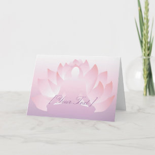 Yoga Lotus Wenskaart Kaart
