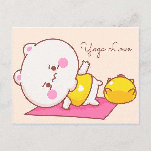 Yoga Love Briefkaart (Voorkant)