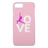 Yoga Love-ontwerp voor yogis Case-Mate iPhone Case (Achterkant)