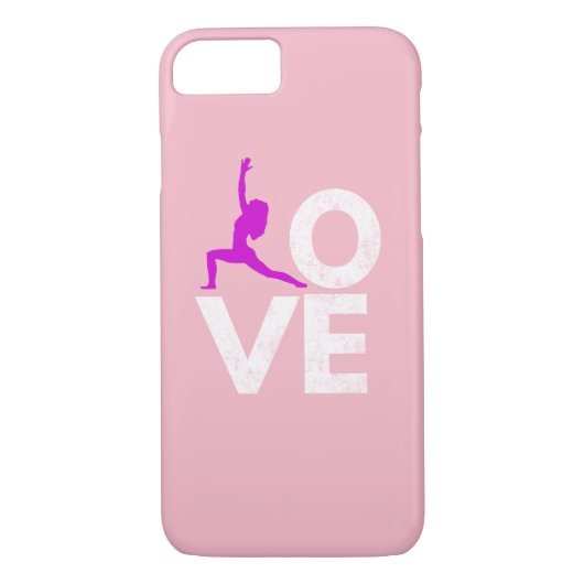Yoga Love-ontwerp voor yogis Case-Mate iPhone Case (Achterkant)