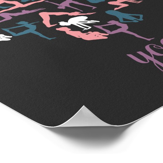 Yoga Love Silhouettes Poster (Hoek)