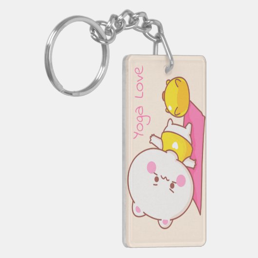 Yoga Love Sleutelhanger (Voorkant Links)