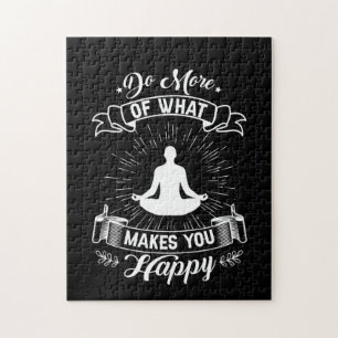Yoga Lover Doe meer wat u tevreden maakt Legpuzzel