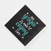 Yoga Lover | Doe Yoga en geniet van het leven Servet (Hoek)