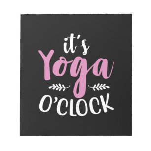 Yoga Lover   Het is Yoga OClock Notitieblok