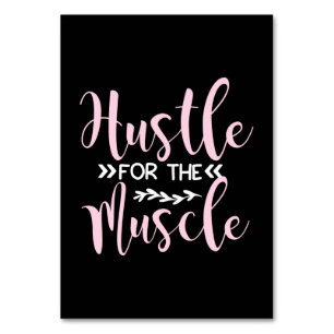Yoga Lover Hustle For The Muscle Kaart