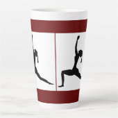 Yoga Lover Latte Mok (Voorkant)