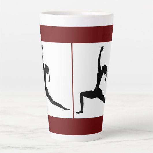 Yoga Lover Latte Mok (Voorkant)