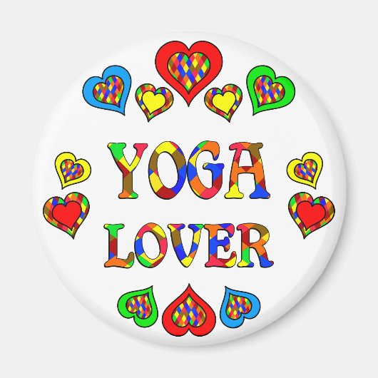 Yoga Lover Magneet (Voorkant)