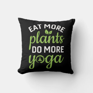 Yoga Lover Meer Planten eten meer Yoga Kussen