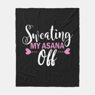 Yoga Lover | Mijn Asana weghalen Fleece Deken