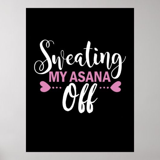 Yoga Lover | Mijn Asana weghalen Poster (Voorkant)