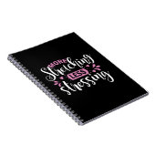 Yoga Lover | More Stretching Less Stressing Notitieboek (Rechterzijde)