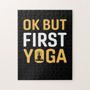 Yoga Lover Ok, maar eerst Yoga Legpuzzel