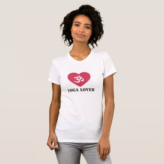Yoga Lover T-shirt (Voorkant volledig)