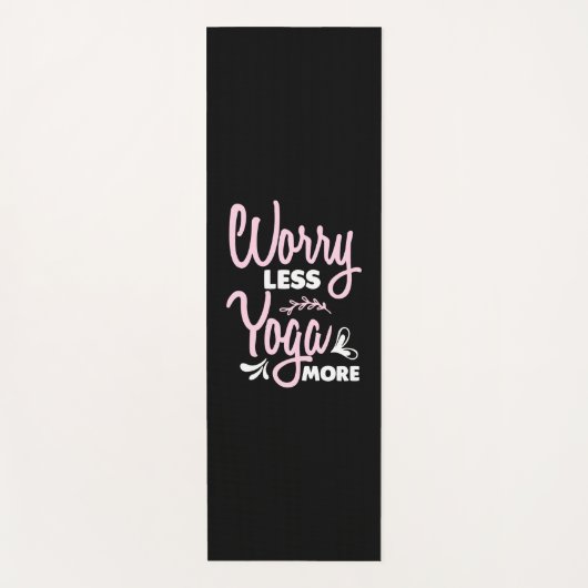 Yoga Lover | Worry Less Yoga More Yogamat (Voorkant)