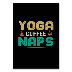 Yoga Lover   Yoga Coffee Naps Kaart