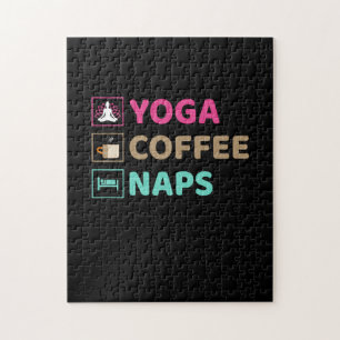 Yoga Lover Yoga Coffee Naps Legpuzzel