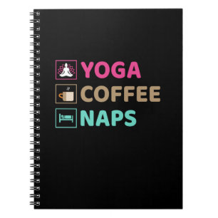 Yoga Lover Yoga Coffee Naps Notitieboek